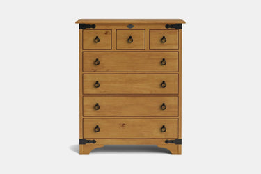Nordic 7 Drawer Tallboy - NZ Made at online8 furniture store Auckland