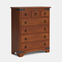 Nordic 7 Drawer Tallboy - NZ Made at online8 furniture store Auckland