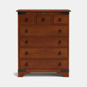 Nordic 7 Drawer Tallboy - NZ Made at online8 furniture store Auckland