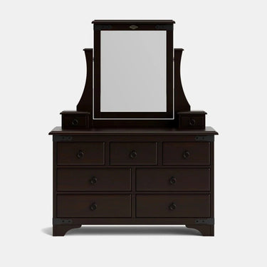 Nordic 9 Drawer Dresser & Mirror - NZ Made at online8 furniture store Auckland