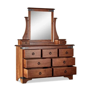 Nordic 9 Drawer Dresser & Mirror - NZ Made at online8 furniture store Auckland