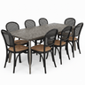 Nordic Herringbone 8-Seater Dining Suite at online8 furniture store Auckland