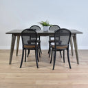 Nordic Herringbone Dining Table - 1800 at online8 furniture store Auckland