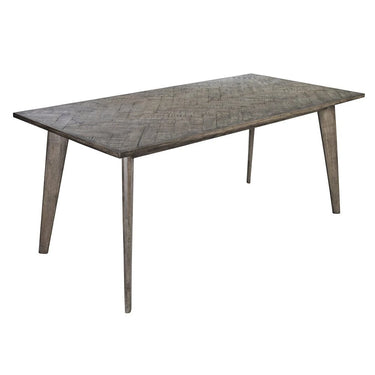 Nordic Herringbone Dining Table - 1800 at online8 furniture store Auckland