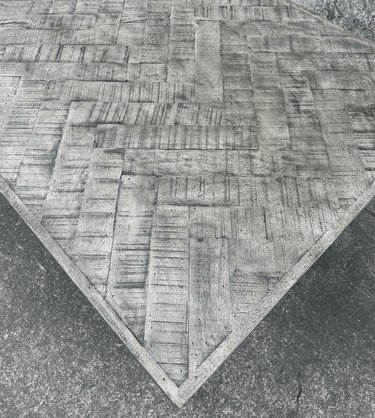 Nordic Herringbone Dining Table - 1800 at online8 furniture store Auckland