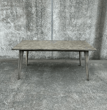 Nordic Herringbone Dining Table - 1800 at online8 furniture store Auckland