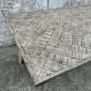 Nordic Herringbone Dining Table - 1800 at online8 furniture store Auckland