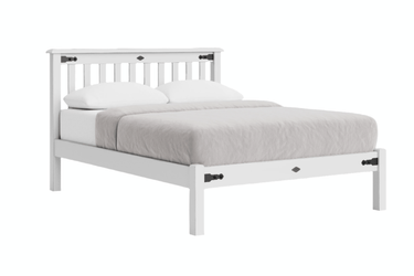 Nordic Low Foot Slatted Bed Frame - NZ Made at online8 furniture store Auckland