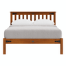 Nordic Low Foot Slatted Bed Frame - NZ Made at online8 furniture store Auckland