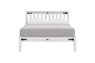 Nordic Low Foot Slatted Bed Frame - NZ Made at online8 furniture store Auckland