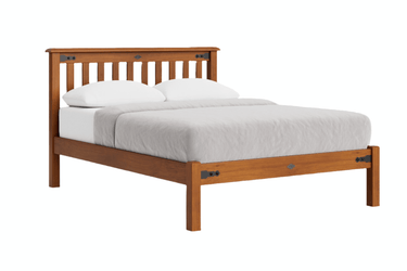 Nordic Low Foot Slatted Bed Frame - NZ Made at online8 furniture store Auckland