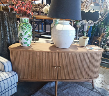 Nordic Oak Sideboard with Sliding Doors at online8 furniture store Auckland