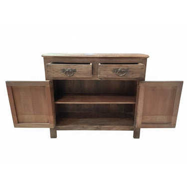 Nordic Reclaimed 2 Door 2 Drawer Cabinet at online8 furniture store Auckland