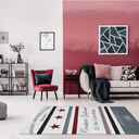 Normandy White/Multi Rug at online8 furniture store Auckland