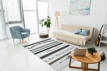 Normandy White Multi Rug at online8 furniture store Auckland