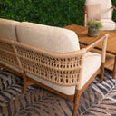 Nova Teak 2 Seater Sofa - Indoor | Outdoor at online8 furniture store Auckland