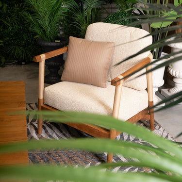 Nova Teak Armchair - Indoor | Outdoor at online8 furniture store Auckland