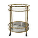 Novo Drinks Trolley - Gold at online8 furniture store Auckland