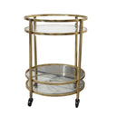 Novo Drinks Trolley - Gold at online8 furniture store Auckland