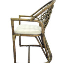 Nusa Dua Armchair - Honey / Black & Oatmeal at online8 furniture store Auckland