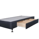 NZ Made bed base With 2 Deep Drawers - King Single at online8 furniture store Auckland