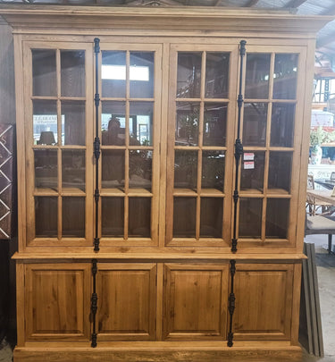 Oak Cabinet Double Section at online8 furniture store Auckland