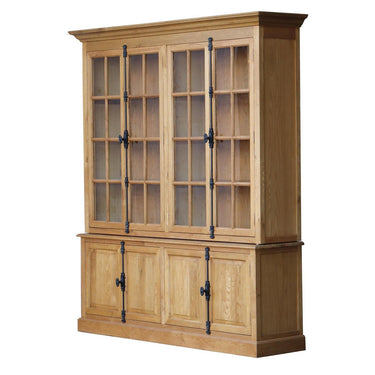 Oak Cabinet Double Section at online8 furniture store Auckland