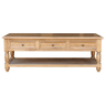 Oak Coffee Table 6 Drawers at online8 furniture store Auckland