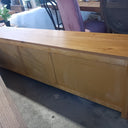 Oak Entertainment Unit - 4 Doors & 3 Drawers at online8 furniture store Auckland