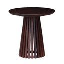 Oak Side Table - Antique Walnut at online8 furniture store Auckland