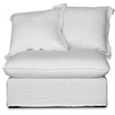 Oasis Washed Linen 3 Seat Modular Slip Cover Sofa - Natural at online8 furniture store Auckland