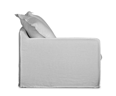 Oasis Washed Linen 3 Seat Modular Slip Cover Sofa - Natural at online8 furniture store Auckland