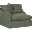 Oasis Washed Linen Dream Sofa Left - Olive at online8 furniture store Auckland