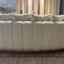 Oberoy Curved Boucle 3 Seat Sofa at online8 furniture store Auckland
