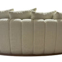 Oberoy Curved Boucle 3 Seat Sofa at online8 furniture store Auckland