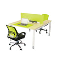 Oblique 2 Person Back to Back Desk at online8 furniture store Auckland