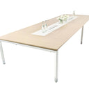 Oblique Board Room Table Soft Maple at online8 furniture store Auckland