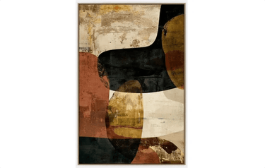 Ochre Framed Canvas - Natural at online8 furniture store Auckland