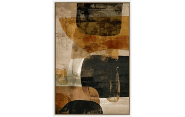 Ochre Framed Canvas - Natural at online8 furniture store Auckland
