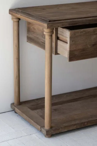 Old Elm Console Table at online8 furniture store Auckland