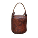 Old Leather Door Stopper - Russet at online8 furniture store Auckland