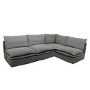 Omaha Sectional Corner Slip Cover Sofa at online8 furniture store Auckland