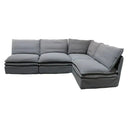 Omaha Sectional Corner Slip Cover Sofa at online8 furniture store Auckland