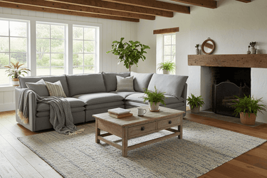 Omaha Sectional Corner Slipcover Sofa at Online8 Furniture Auckland NZ