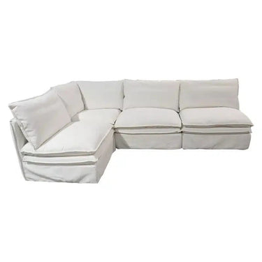 Omaha Sectional Slip Cover Corner Sofa at online8 furniture store Auckland