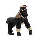 Orangutan Statue - Black at online8 furniture store Auckland