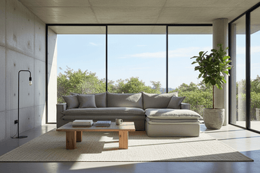 Orlando Slipcover Sofa with Chaise - Showroom Sample at Online8 Furniture Auckland NZ