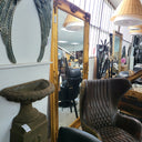 Ornate Bevelled Floor Mirror – Antique Gold at online8 furniture store Auckland