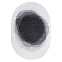 Osaka Oval Cream/Charcoal Rug at online8 furniture store Auckland