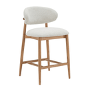 Oscar Counter Stool - Barstool Rubberwood Frame at online8 furniture store Auckland